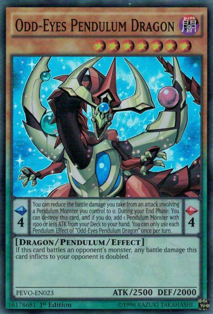 Odd-Eyes Pendulum Dragon [PEVO-EN023] Super Rare 