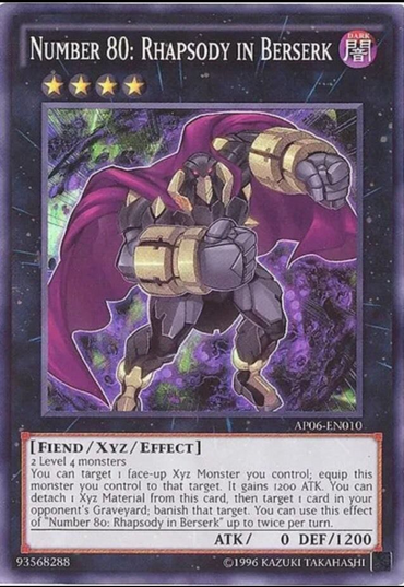 Number 80: Rhapsody in Berserk [AP06-EN010] Super Rare 