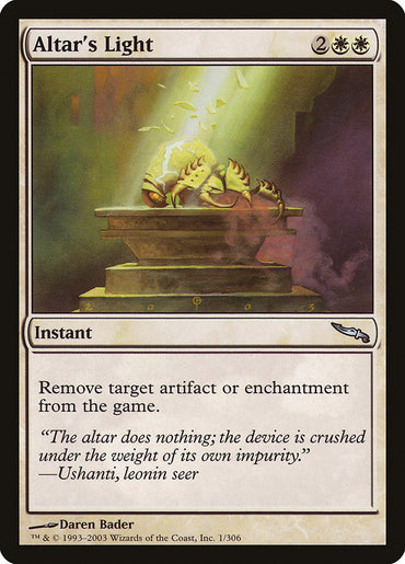 Altar's Light [Mirrodin] 