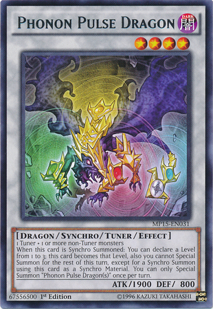 Phonon Pulse Dragon [MP15-EN031] Rare 