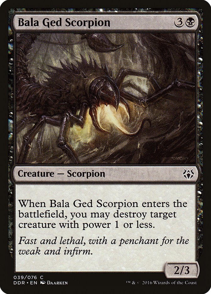 Bullet Ged Scorpion [Duel Decks: Nissa vs. Ob Nixilis] 