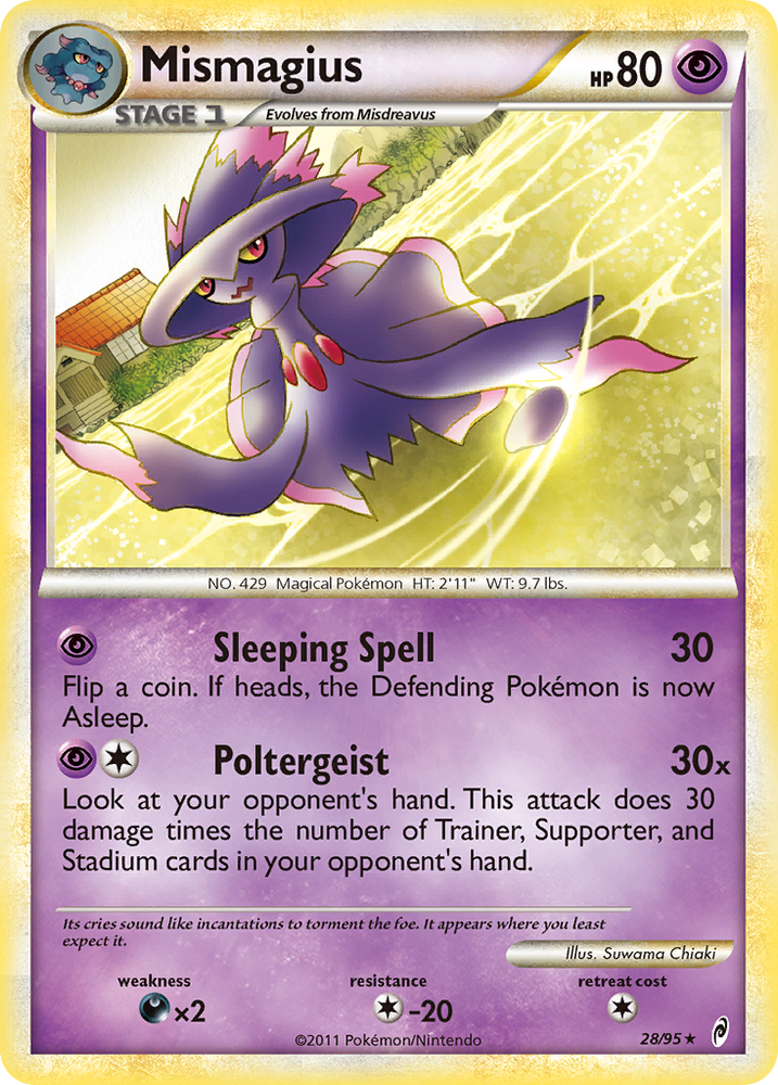 Mismagius (28/95) [HeartGold & SoulSilver: Call of Legends]