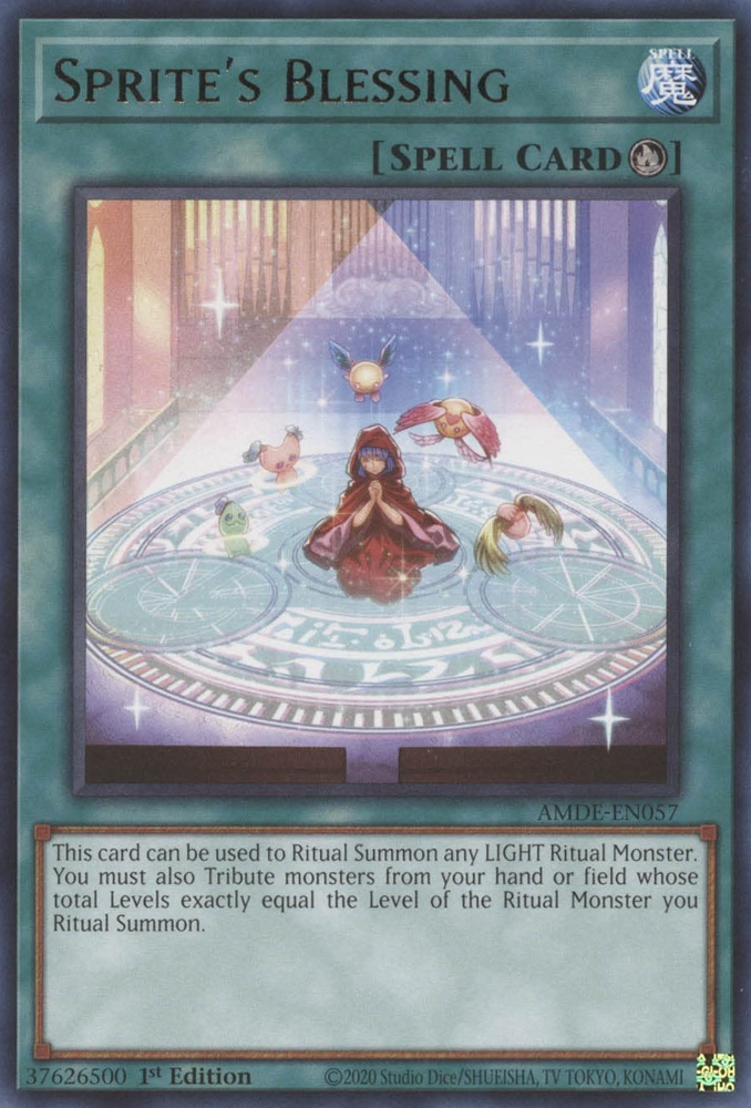 Sprite's Blessing [AMDE-EN057] Rare 