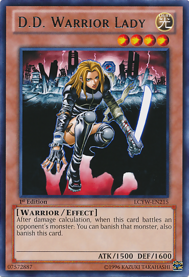 DD Warrior Lady [LCYW-EN215] Rare 