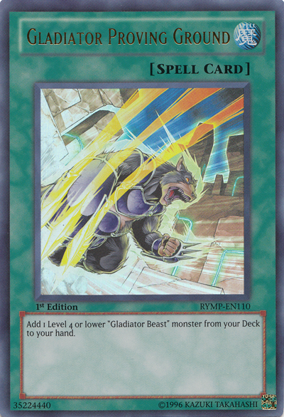 Gladiator Proving Ground [RYMP-EN110] Ultra Rare 