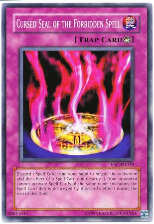 Cursed Seal of the Forbidden Spell [IOC-EN049] Common 
