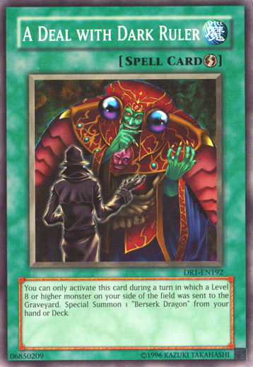 A Deal with Dark Ruler [DR1-EN192] Common 