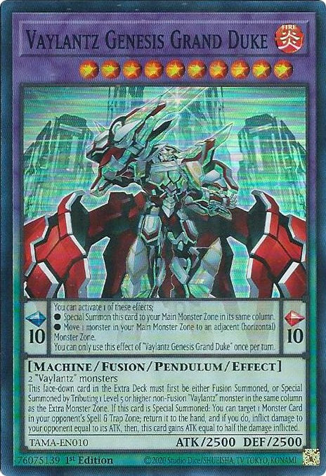Vaylantz Genesis Grand Duke [TAMA-EN010] Super Rare 