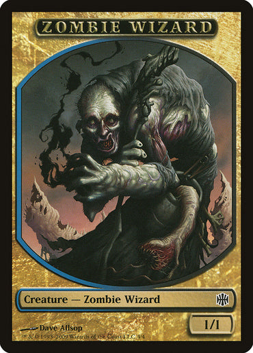 Zombie Wizard Token [Alara Reborn Tokens] 