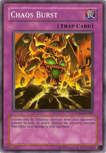 Chaos Burst (GX Tag Force 2) [GX04-EN003] Super Rare 