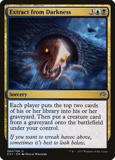 Extract from Darkness [Archenemy: Nicol Bolas] 