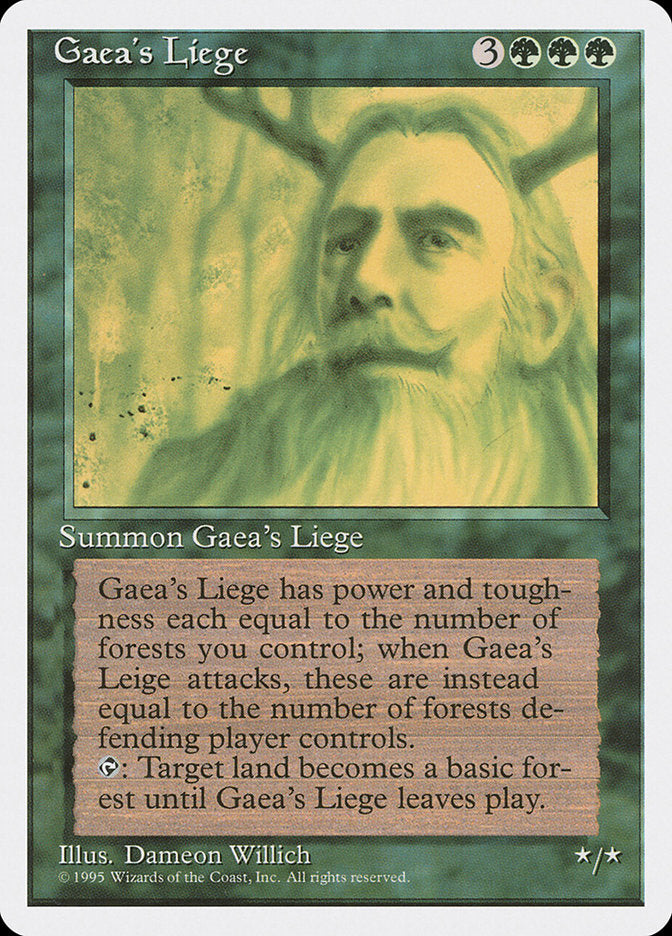 Gaea's Liege [Fourth Edition] 