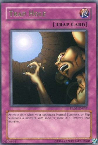 Trap Hole (Green) [DL09-EN017] Rare 