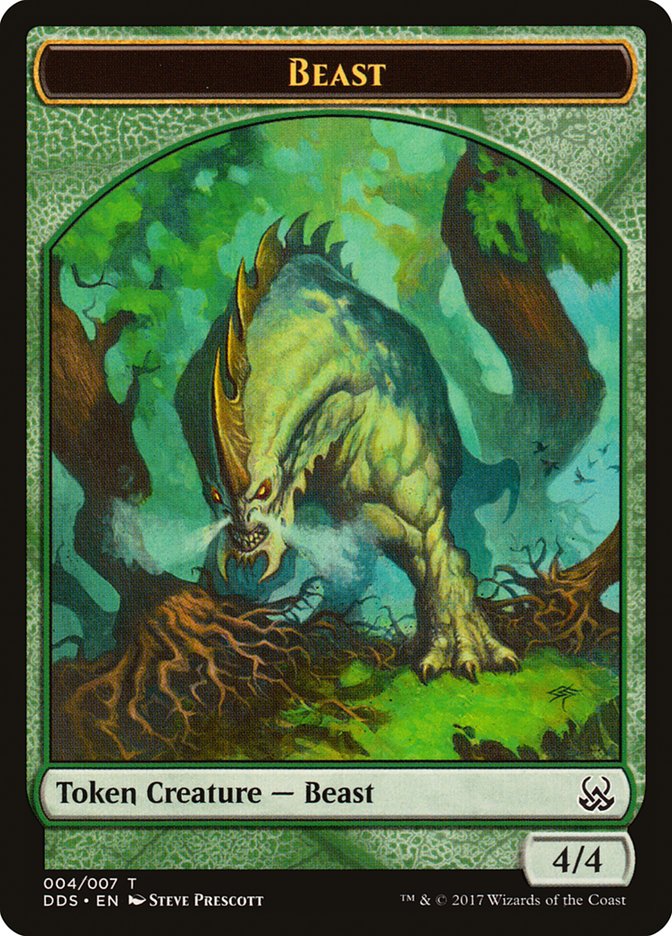 Beast Token [Duel Decks: Mind vs. Might Tokens] 