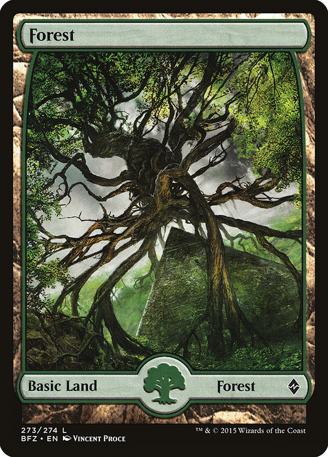 Forest (273) (Full Art) [Battle for Zendikar] 