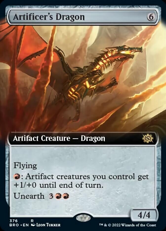 Artificer's Dragon (Extended Art) [The Brothers' War] 