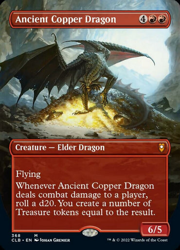 Ancient Copper Dragon (Borderless Alternate Art) [Commander Legends: Battle for Baldur's Gate] 