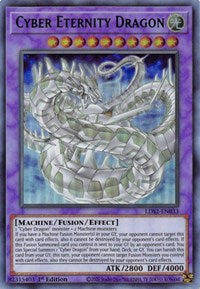 Cyber ​​Eternity Dragon (Green) [LDS2-EN033] Ultra Rare 