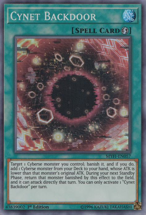 Cynet Backdoor [MYFI-EN057] Super Rare 