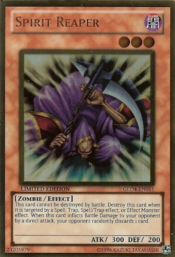 Spirit Reaper [GLD4-EN011] Gold Rare 