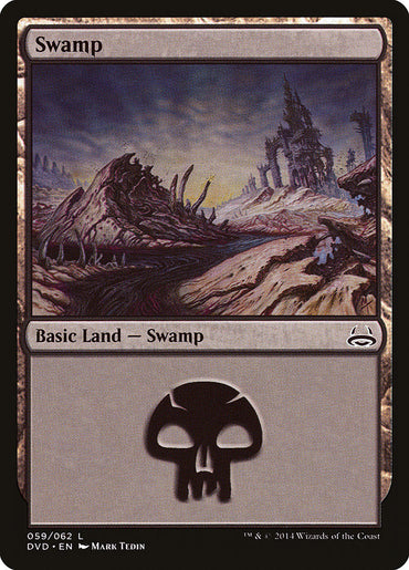 Swamp (59) (Divine vs. Demonic) [Duel Decks Anthology] 