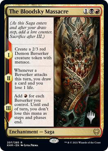 The Bloodsky Massacre (Promo Pack) [Kaldheim Promos]