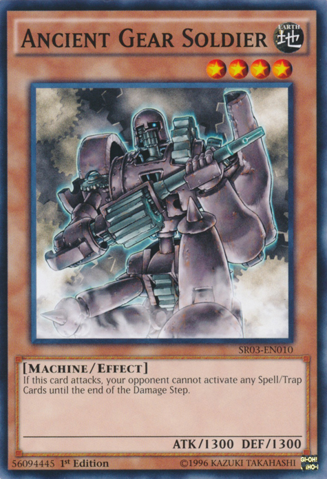 Ancient Gear Soldier [SR03-EN010] Common 