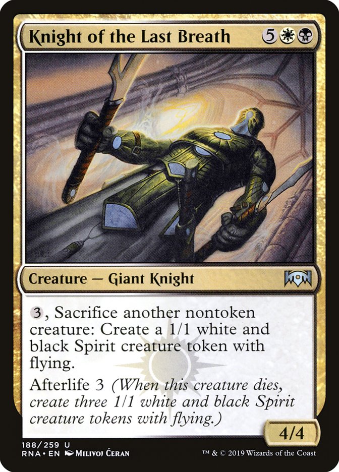 Knight of the Last Breath [Ravnica Allegiance] 