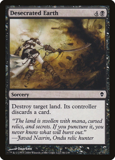 Desecrated Earth [Zendikar] 