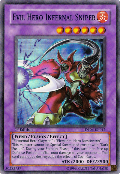 Evil Hero Infernal Sniper [DP06-EN012] Super Rare 