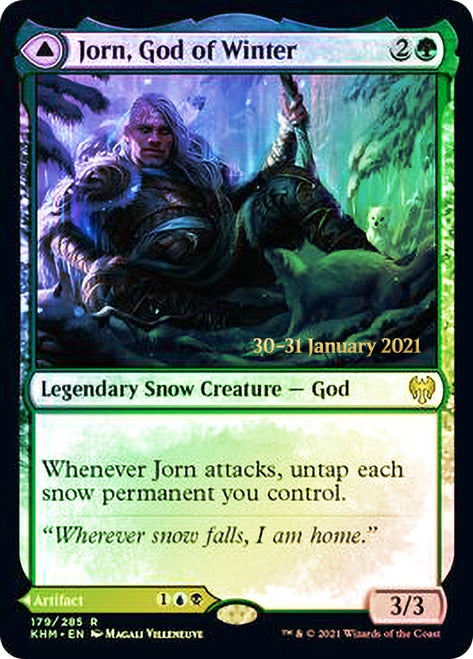 Jorn, God of Winter // Kaldring, the Rimestaff [Kaldheim Prerelease Promos] 