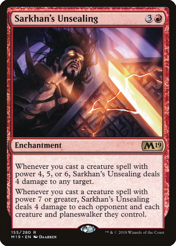 Sarkhan's Unsealing [Core Set 2019] 