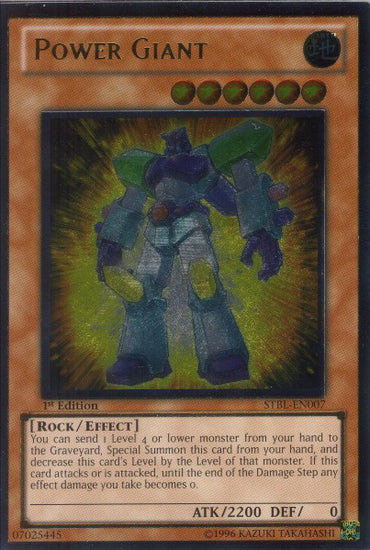 Power Giant [STBL-EN007] Ultimate Rare 