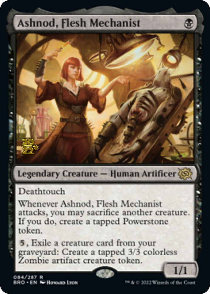 Ashnod, Flesh Mechanist [The Brothers' War Prerelease Promos] 