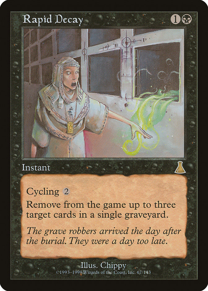 Rapid Decay [Urza's Destiny] 