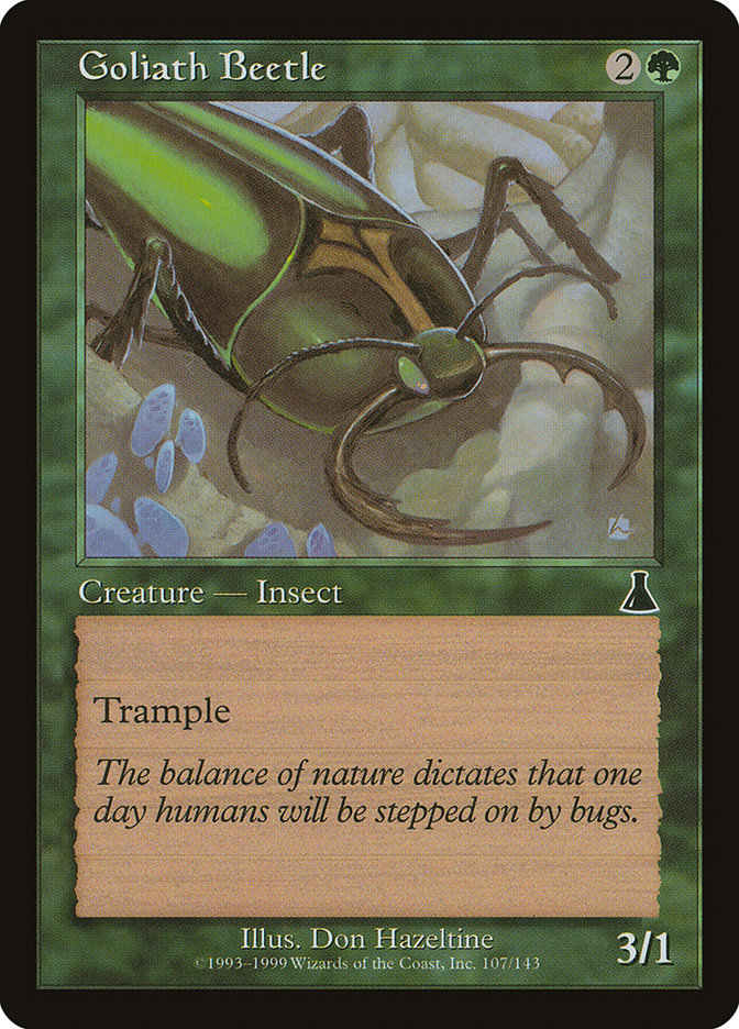 Goliath Beetle [Urza's Destiny] 
