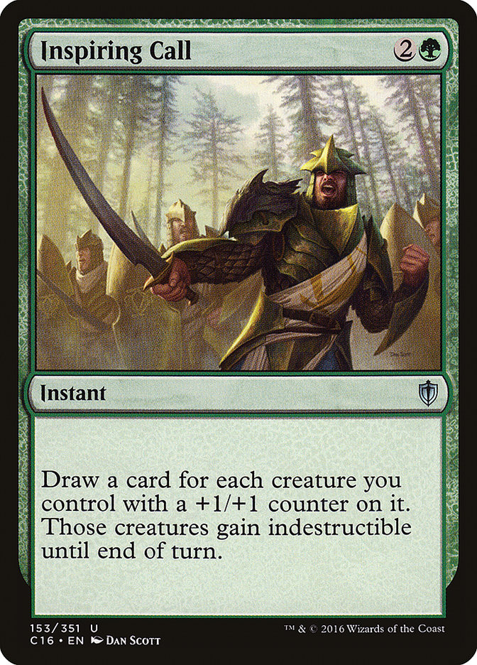 Inspiring Call [Commander 2016] 