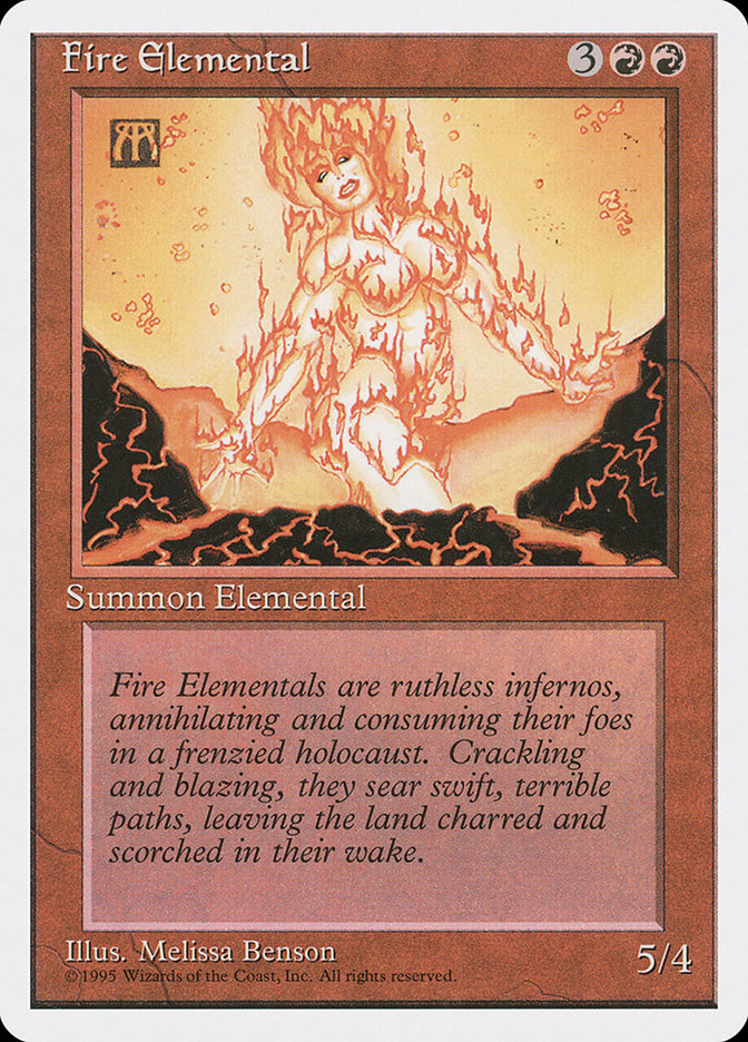 Fire Elemental [Fourth Edition] 