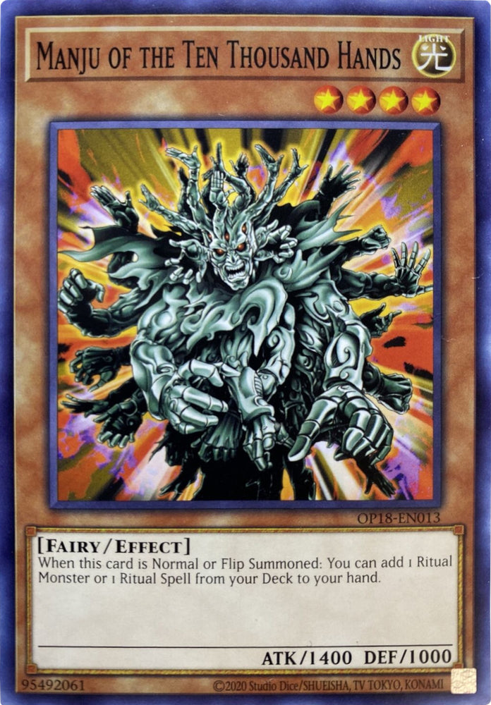 Manju of the Ten Thousand Hands [OP18-EN013] Common 
