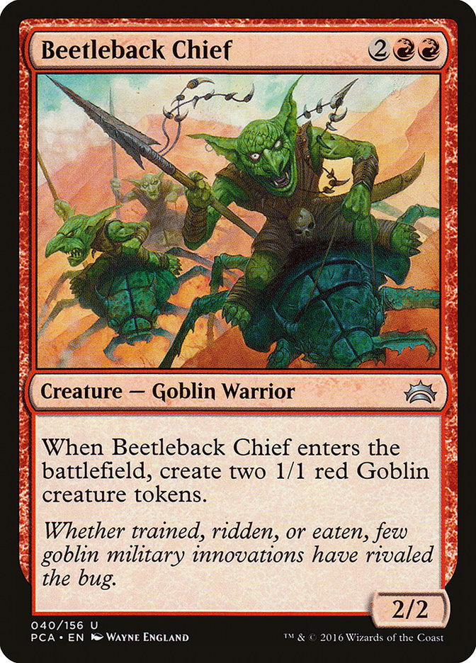 Beetleback Chief [Planechase Anthology] 