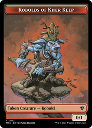 Soldier // Kobolds of Kher Keep Double-Sided Token [Murders at Karlov Manor Commander Tokens] 