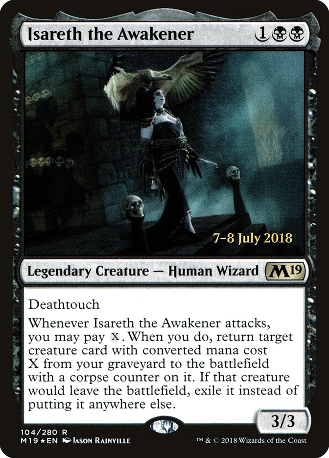 Isareth the Awakener [Core Set 2019 Prerelease Promos] 