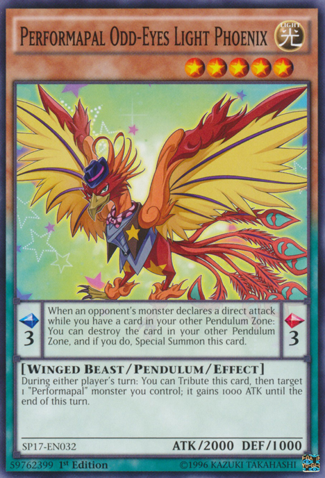 Performapal Odd-Eyes Light Phoenix [SP17-EN032] Common 
