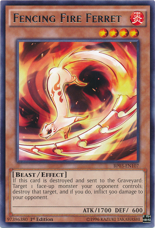 Fencing Fire Ferret [BP03-EN107] Rare 