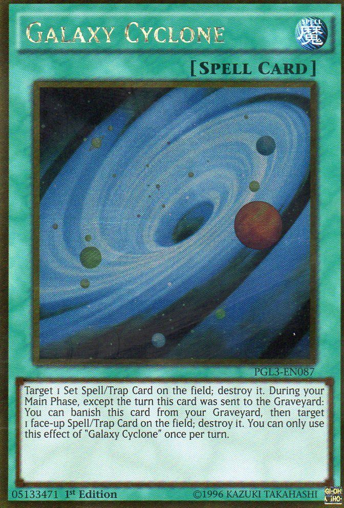 Galaxy Cyclone [PGL3-EN087] Gold Rare 