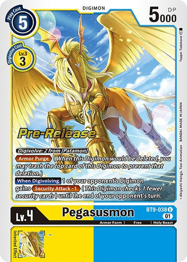 Pegasusmon [BT9-038] [X Record Pre-Release Promos] 