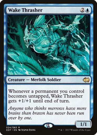 Wake Thrasher [Duel Decks: Merfolk vs. Goblins] 