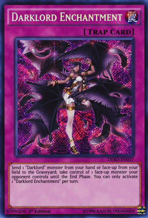 Darklord Enchantment [DESO-EN037] Secret Rare 