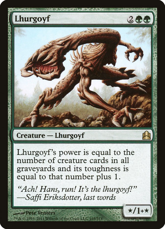 Lhurgoyf [Commander 2011]