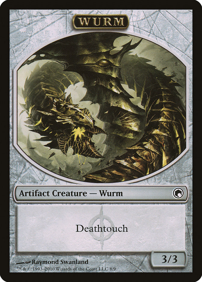 Wurm Token (8/9) [Scars of Mirrodin Tokens]